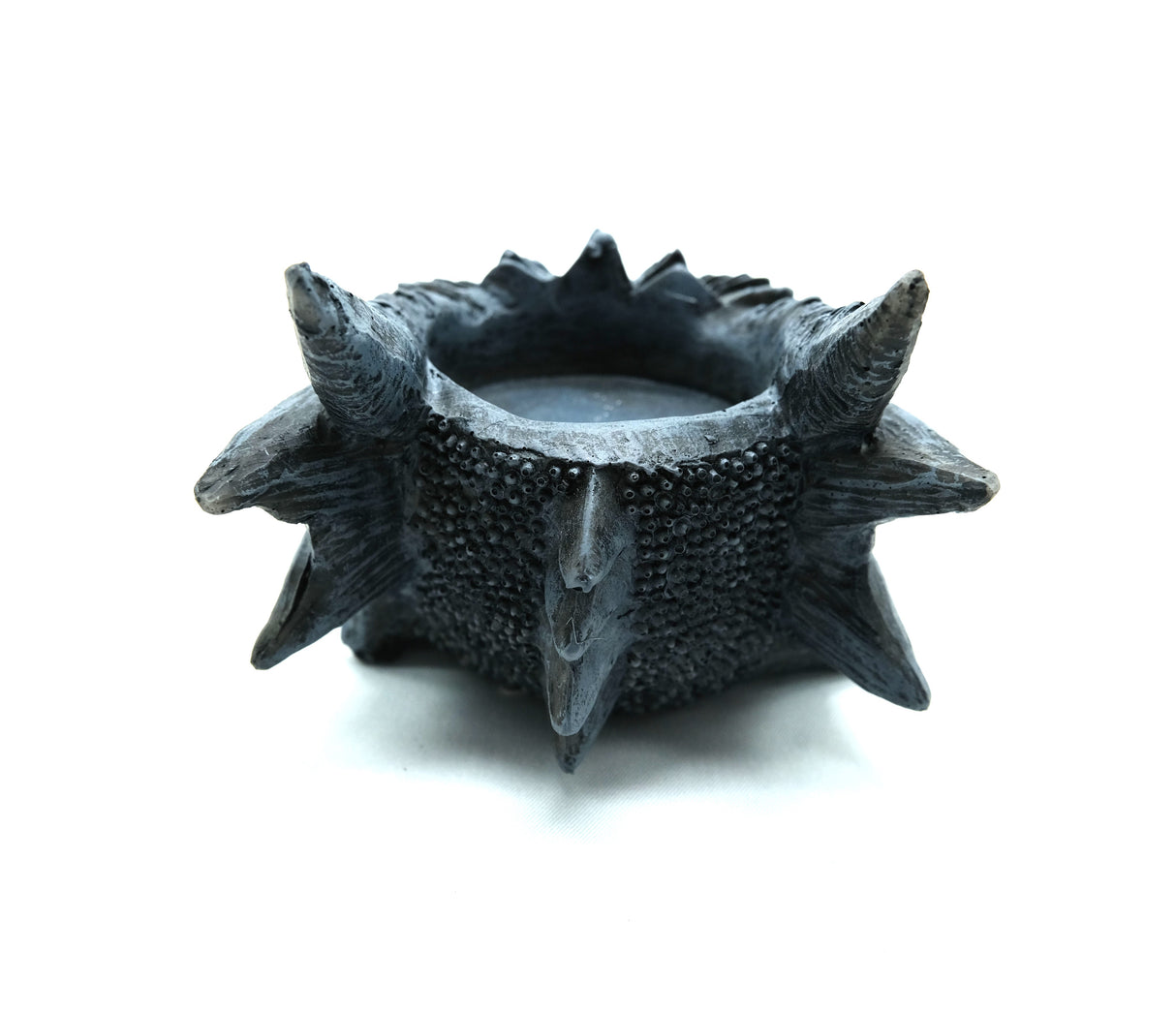Dragon Head Tea Light Grey Candle Holder | 5 Inches