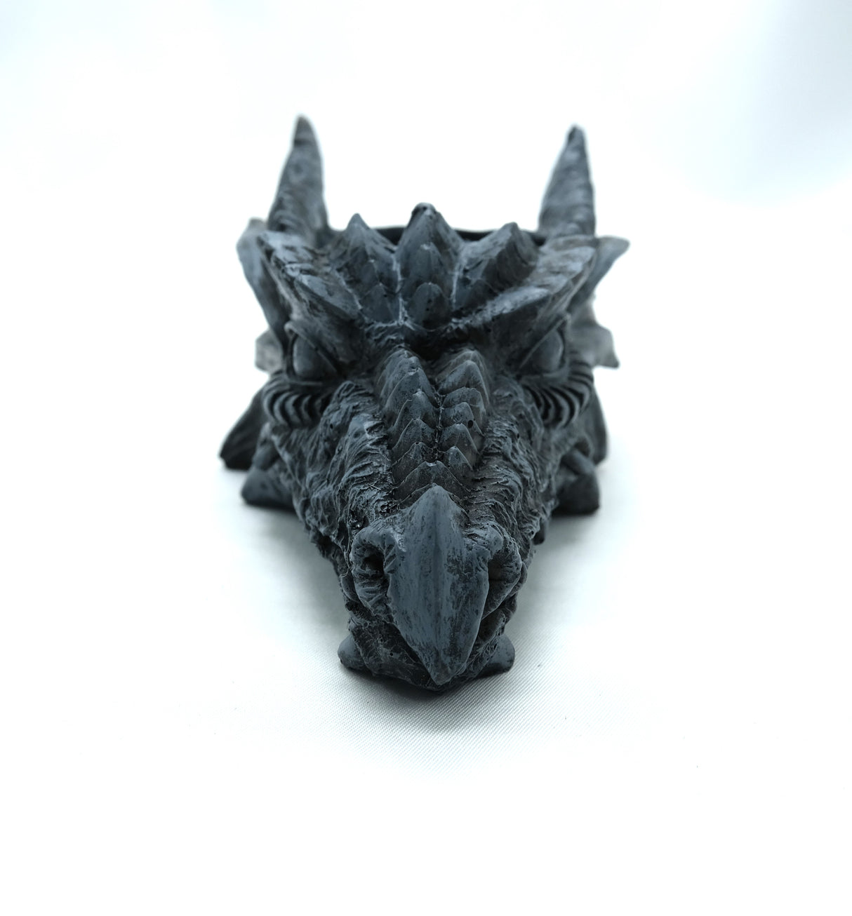 Dragon Head Tea Light Grey Candle Holder | 5 Inches