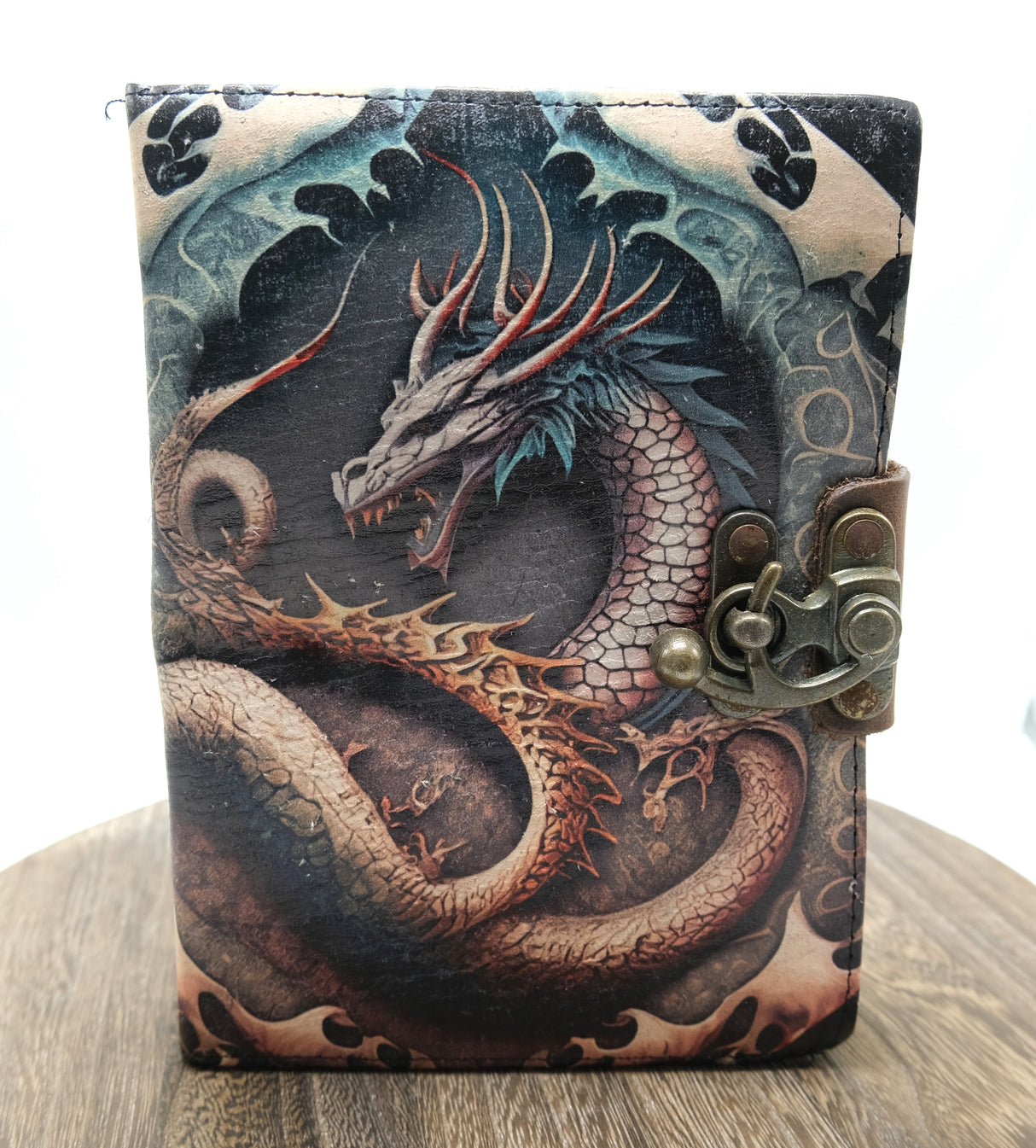 Dragons Den Leather Blank Pages Journal | Spell Book | Journaling | Diary