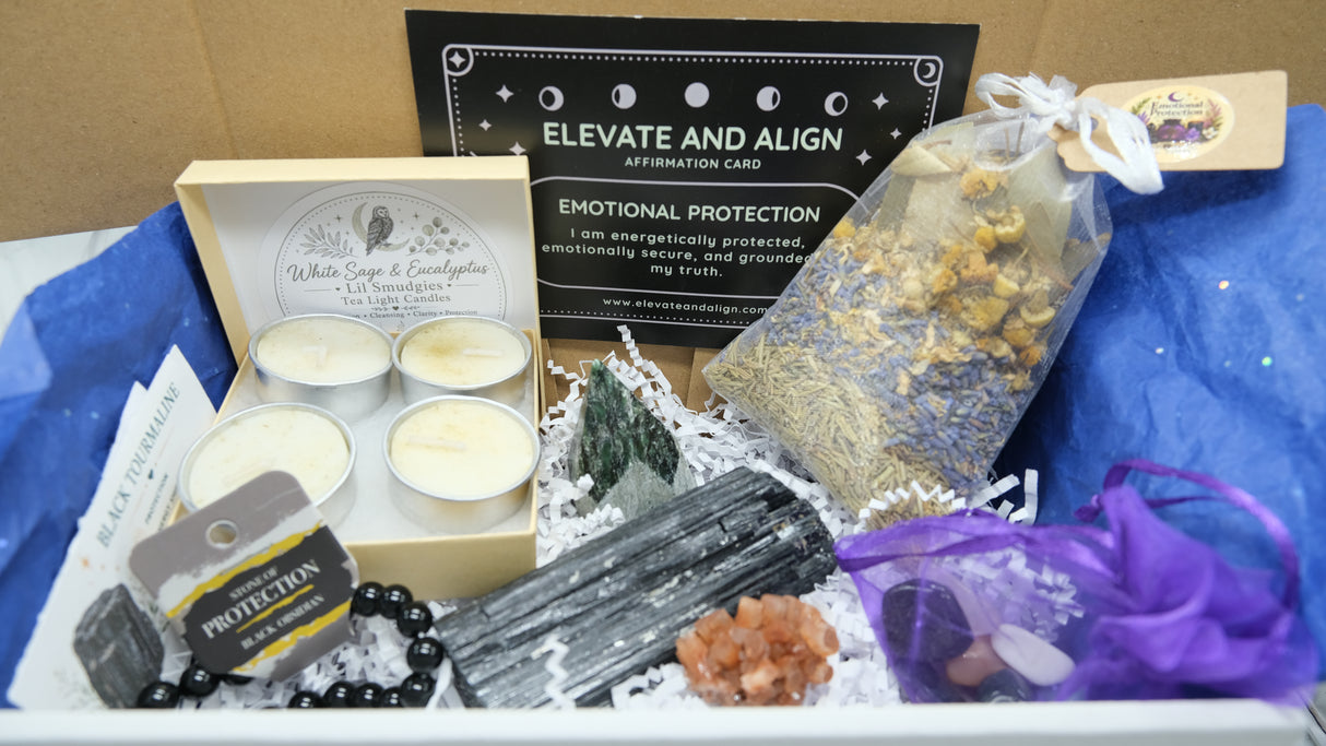 Curated Crystal & Spiritual Wellness Box | 12 Themes Available | Crystals, Herbs, Spiritual Tools & Self-Care Gifts