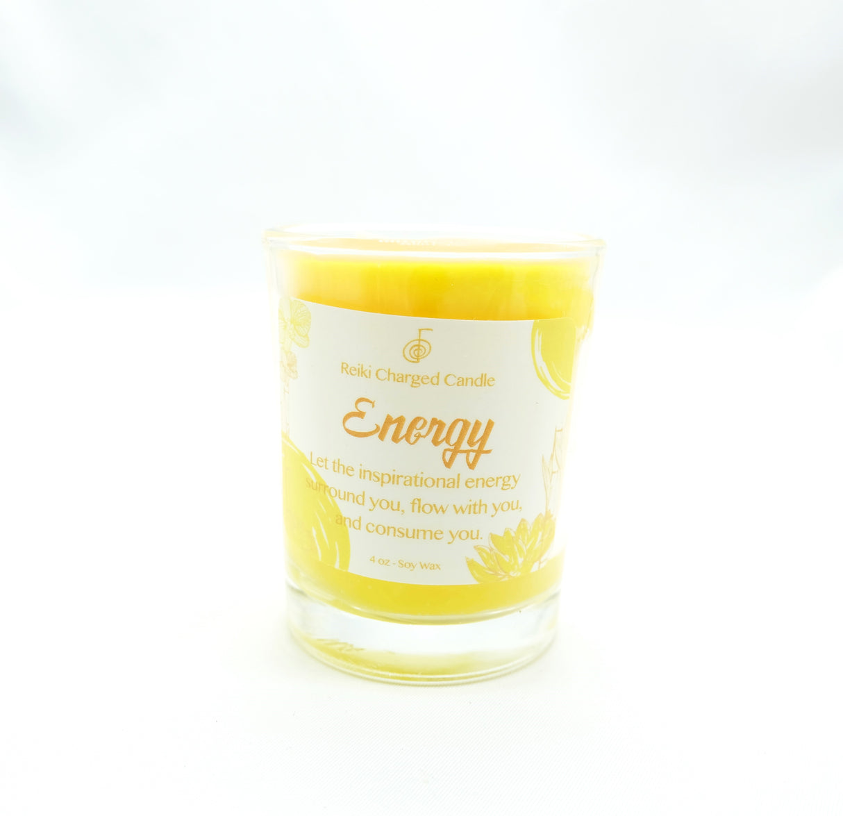 Energy Reiki Charged Intention Candle | Vegan | Soy Candles