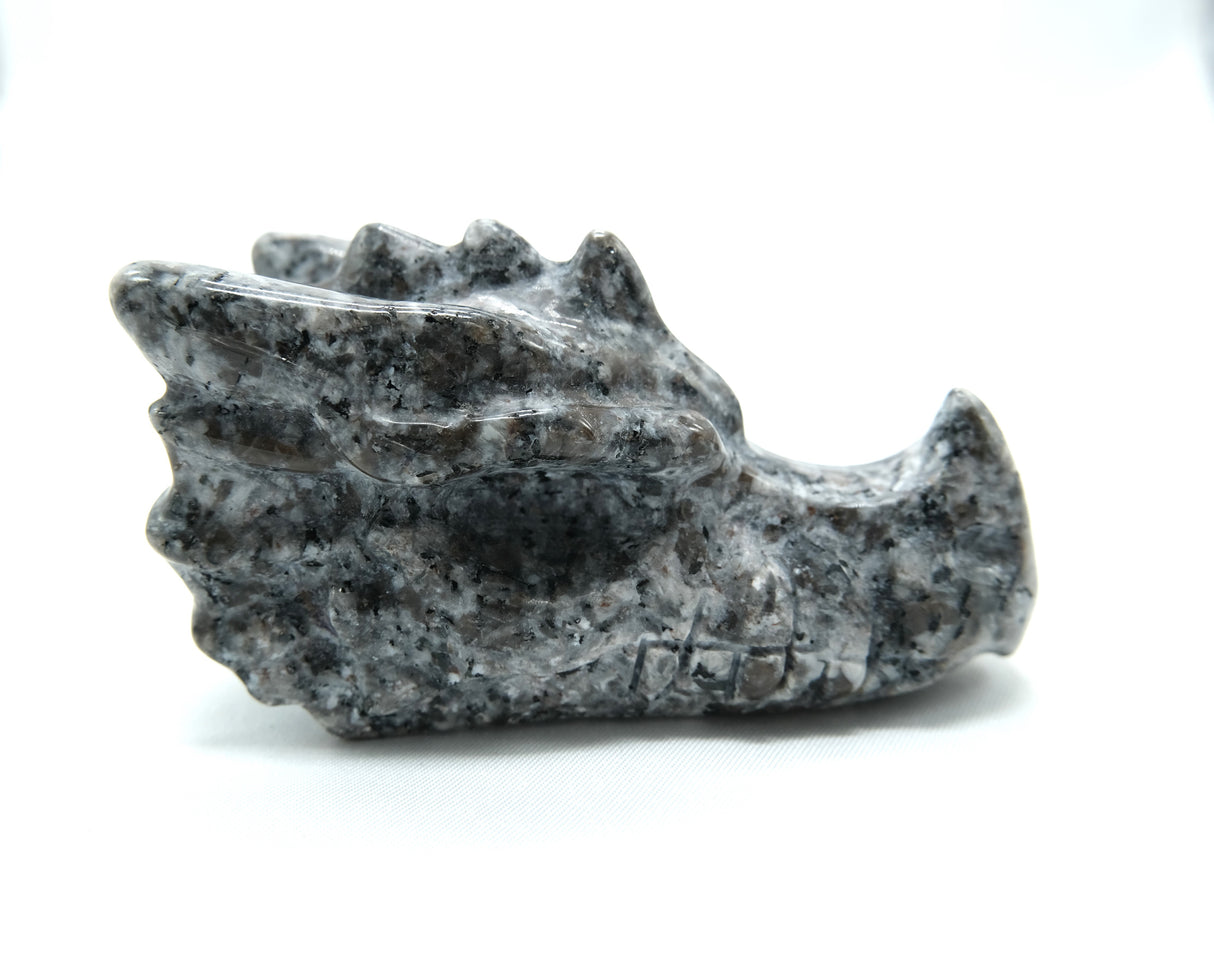 Flame Stone 3 inch Dragon Skull | UV Reactive | 3 Inch