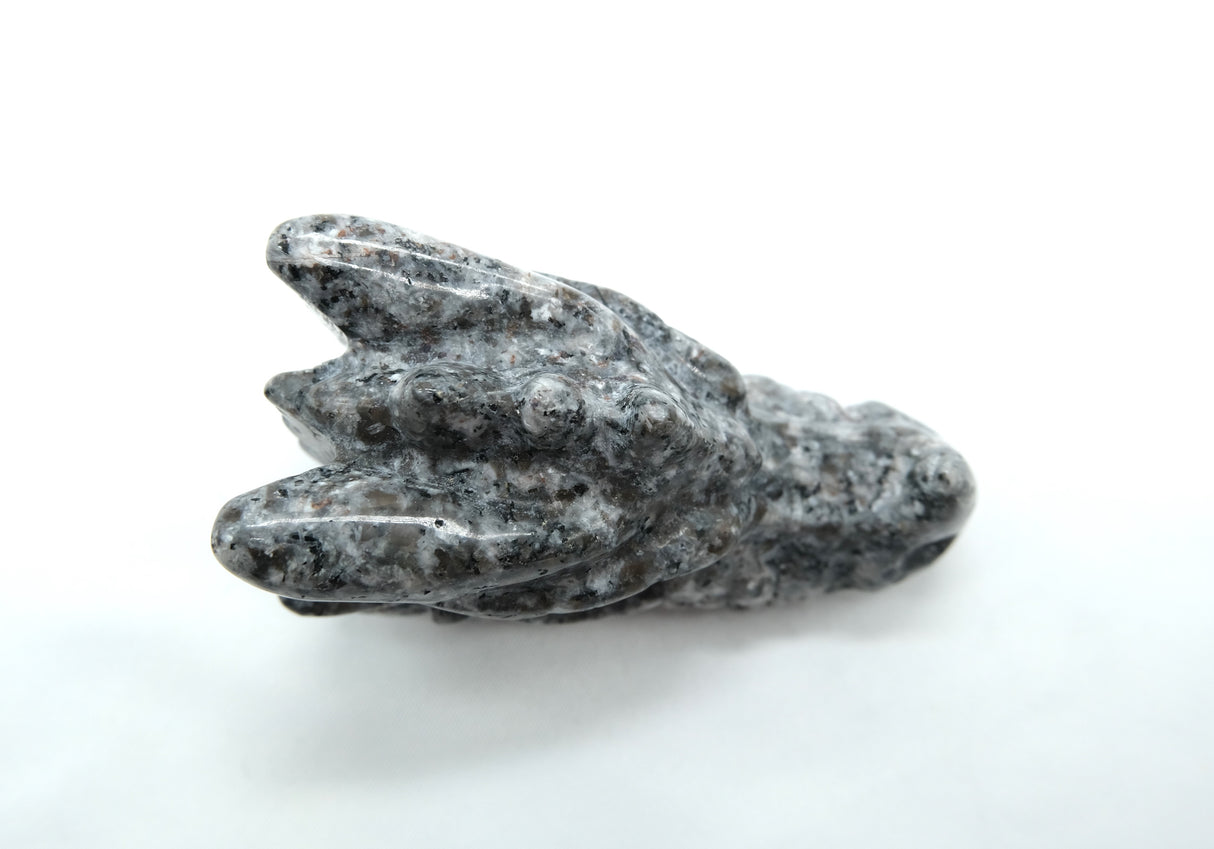 Flame Stone 3 inch Dragon Skull | UV Reactive | 3 Inch