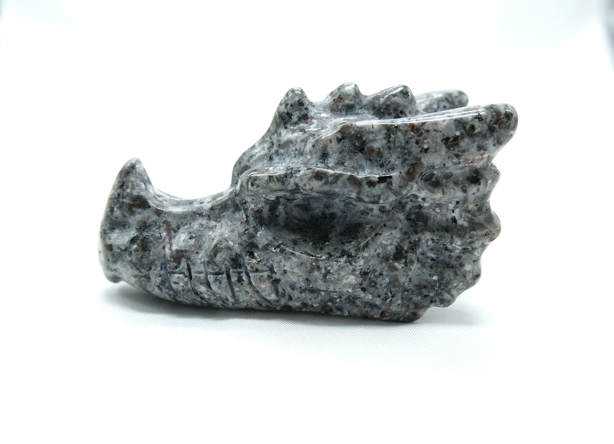 Flame Stone 3 inch Dragon Skull | UV Reactive | 3 Inch