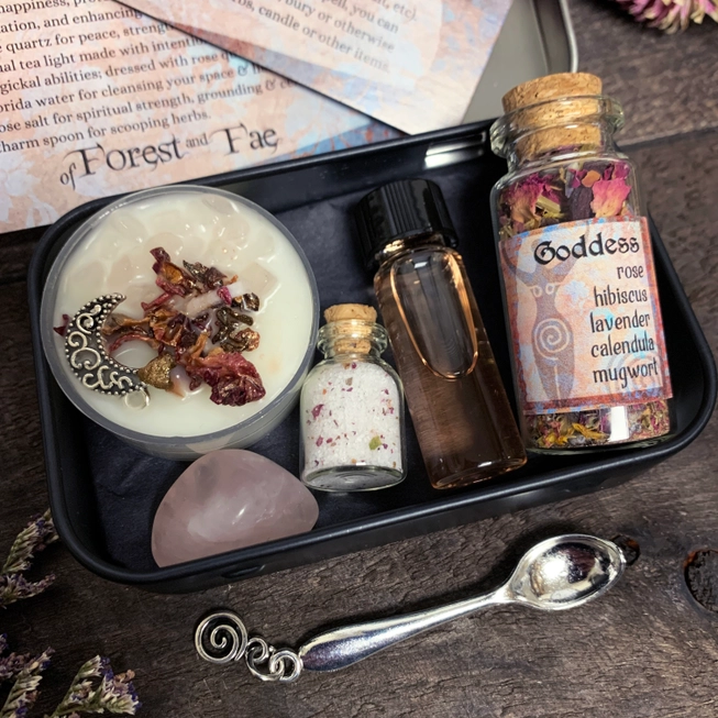 Goddess Travel Altar | Witch Kit For Manifestation and Spells
