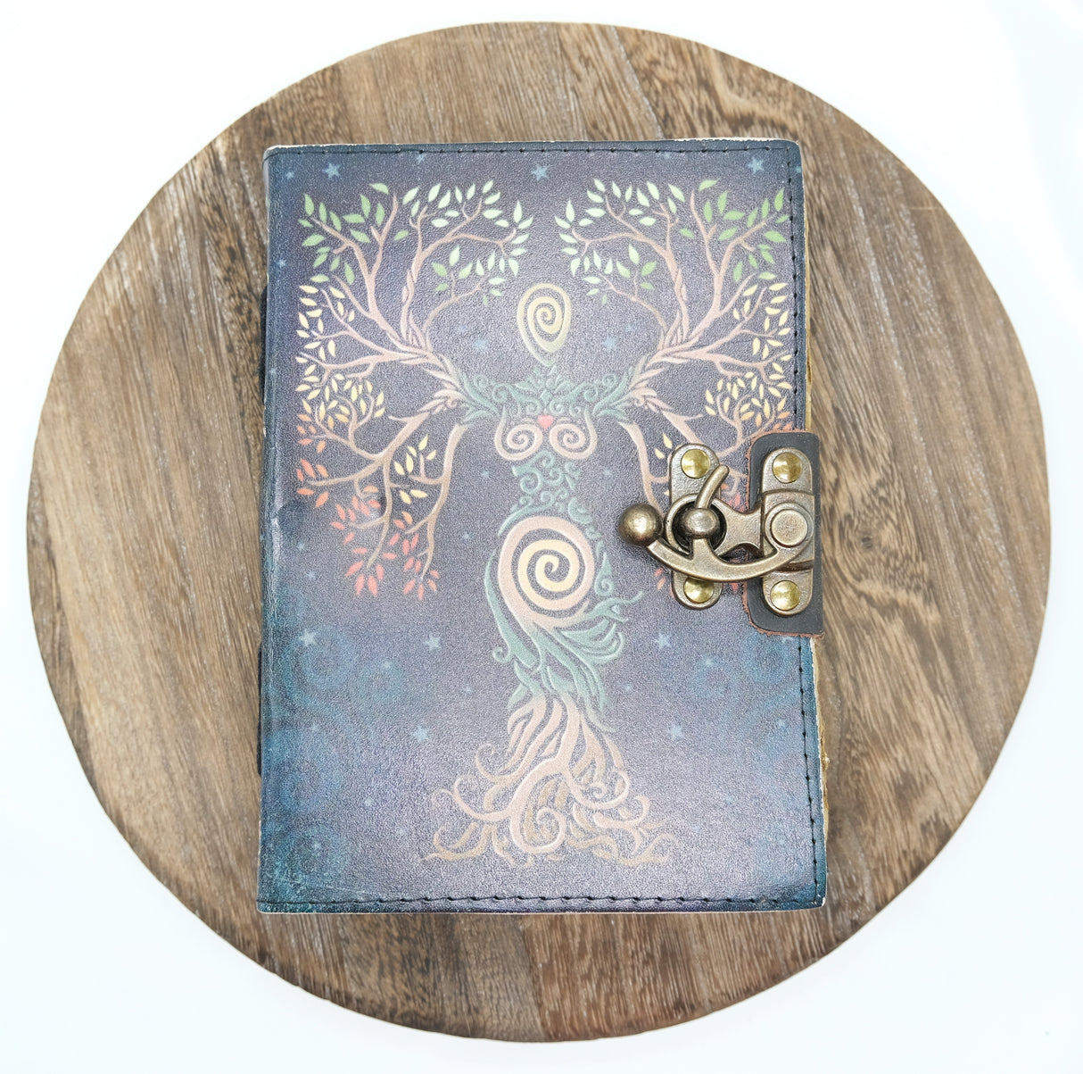 Goddess Tree of Life Leather Blank Pages Journal | Spell Book | Journaling | Diary