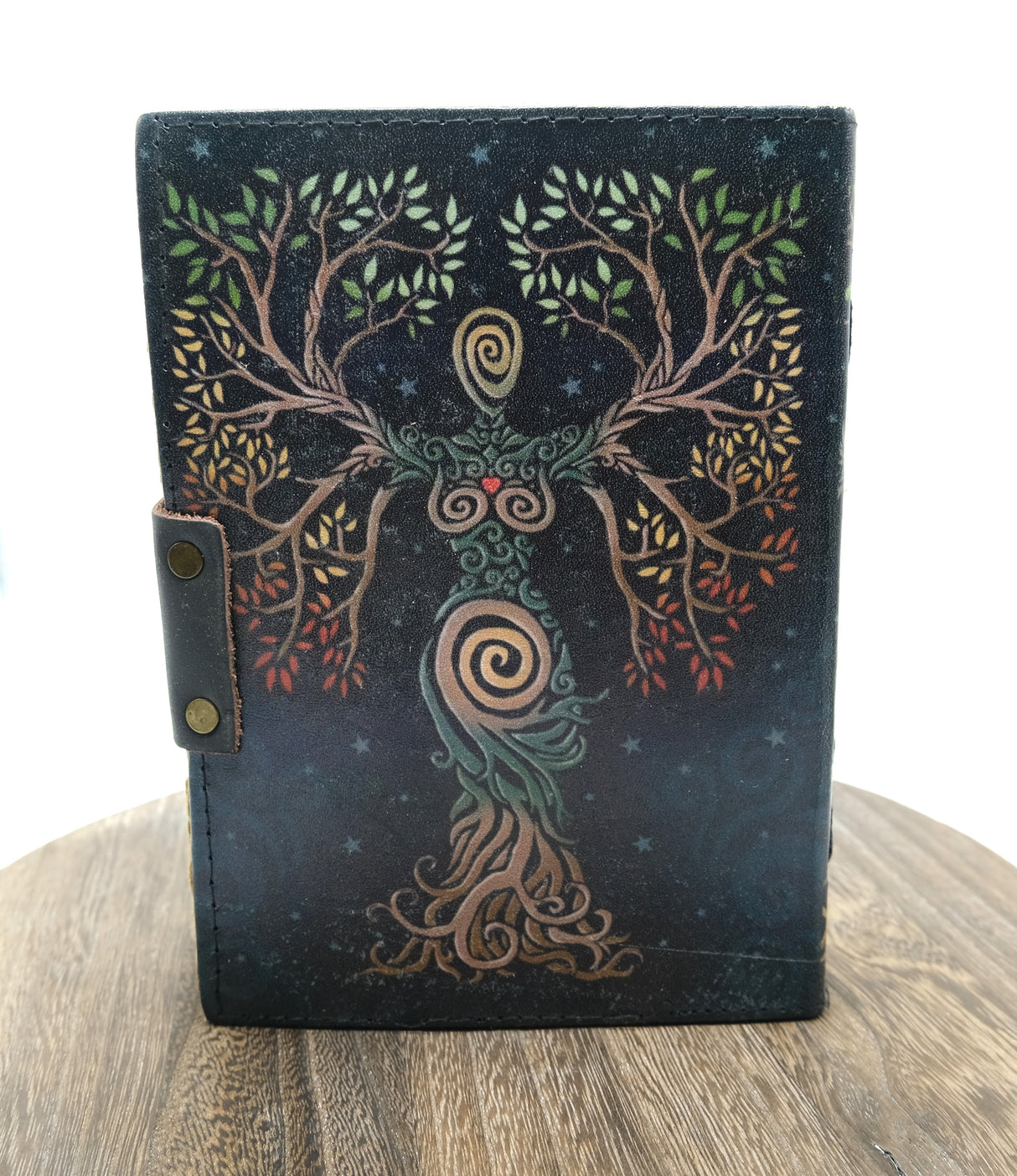 Goddess Tree of Life Leather Blank Pages Journal | Spell Book | Journaling | Diary