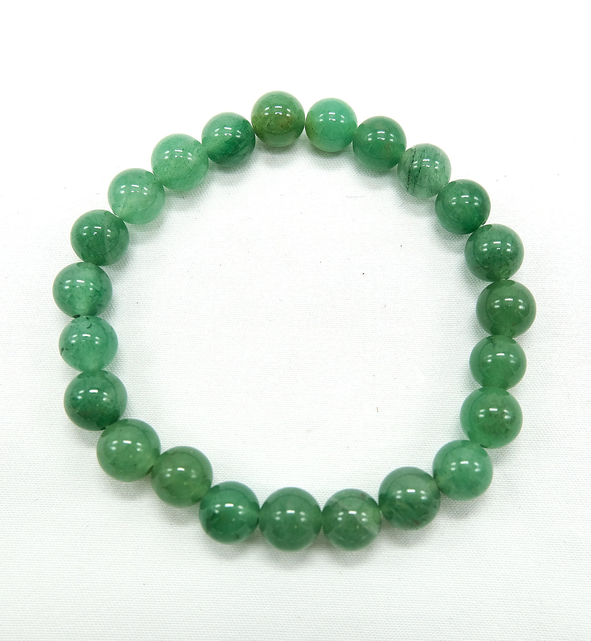 Green Aventurine 8mm Bracelet – Luck, Growth & Heart Healing
