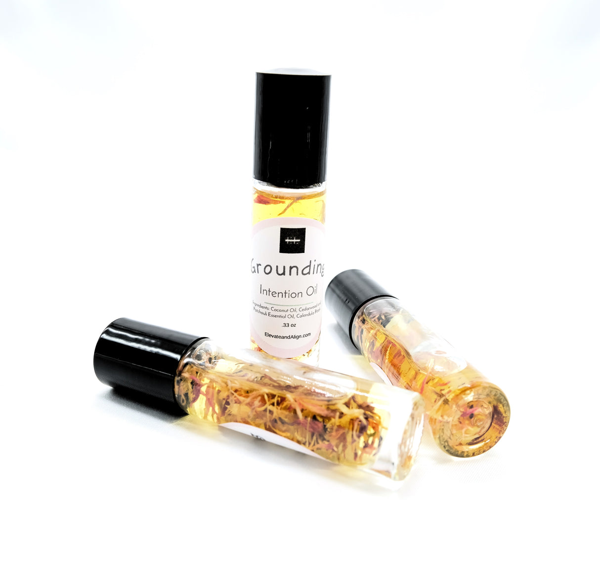 Grounding Intention Perfume Oil | 10 ML Roll On Bottle | Reiki Charged
