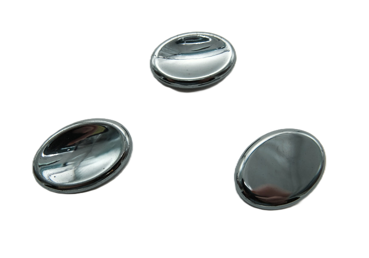 Hematite Worry Stone – Grounding, Focus & Energetic Protection