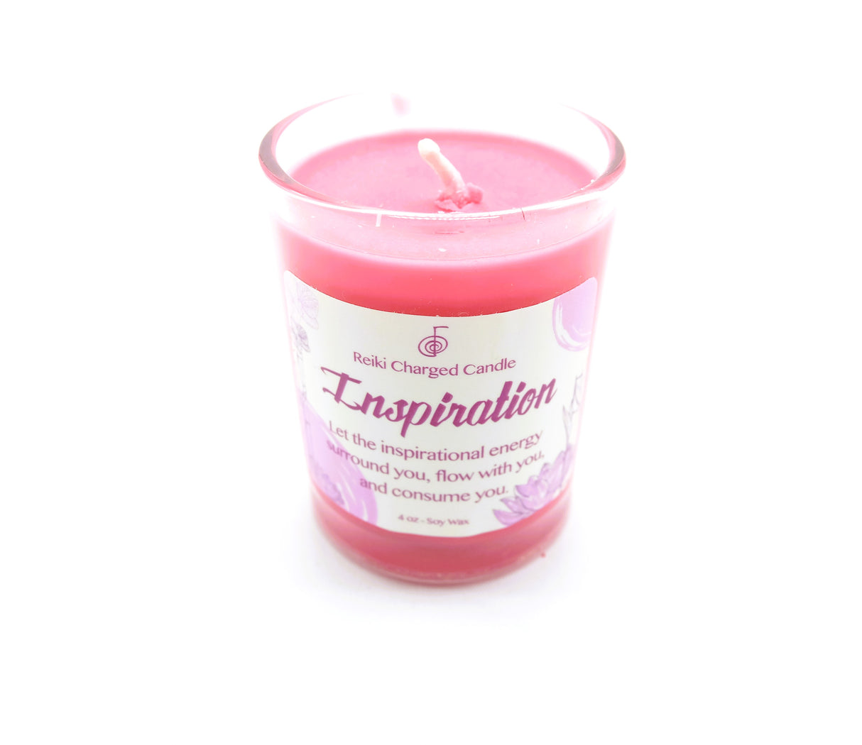 Inspiration Reiki Charged Intention Candle | Vegan | Soy Candles