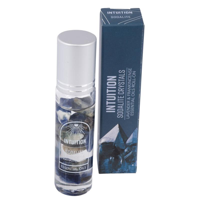 Gemstone Essential Oil Intention Crystal Roll‑On Perfumes