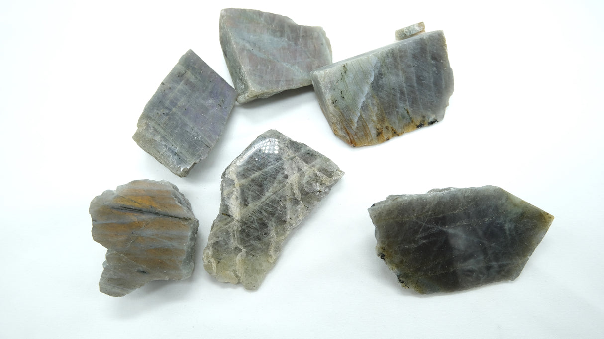 Labradorite Crystal Slabs - Choose The Size | Labradorite Slices