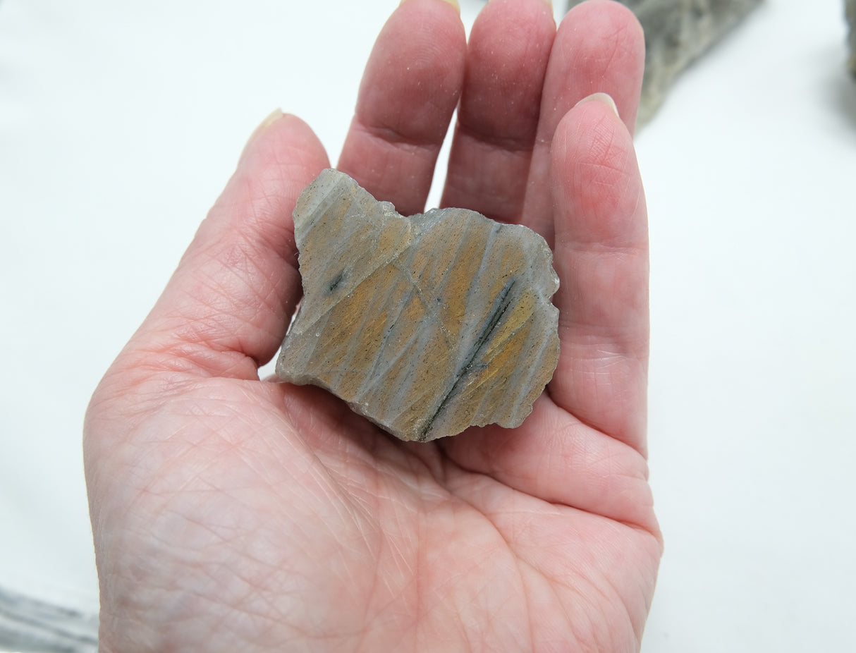 Labradorite Crystal Slabs - Choose The Size | Labradorite Slices