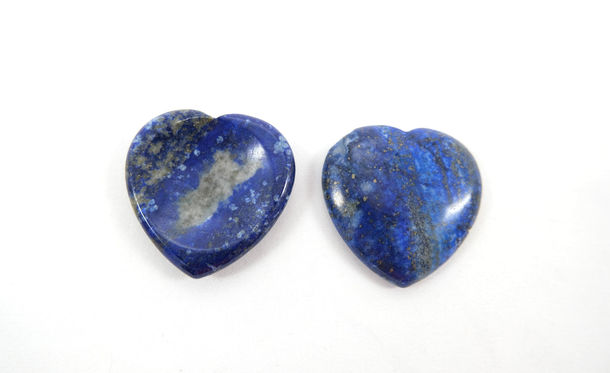 Various Heart Shaped Worry Stones