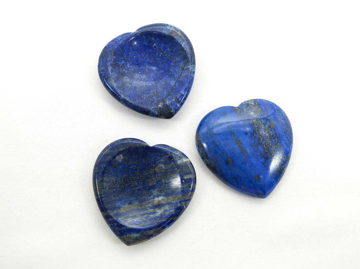 Various Heart Shaped Worry Stones