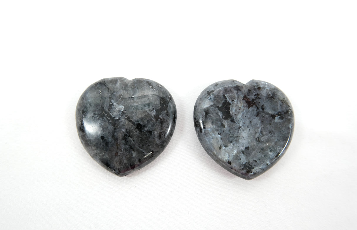 Various Heart Shaped Worry Stones