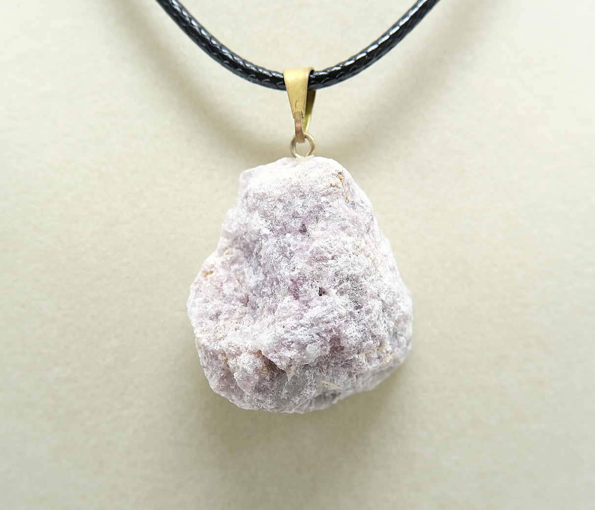 Lepidolite Rough Pendant Necklace