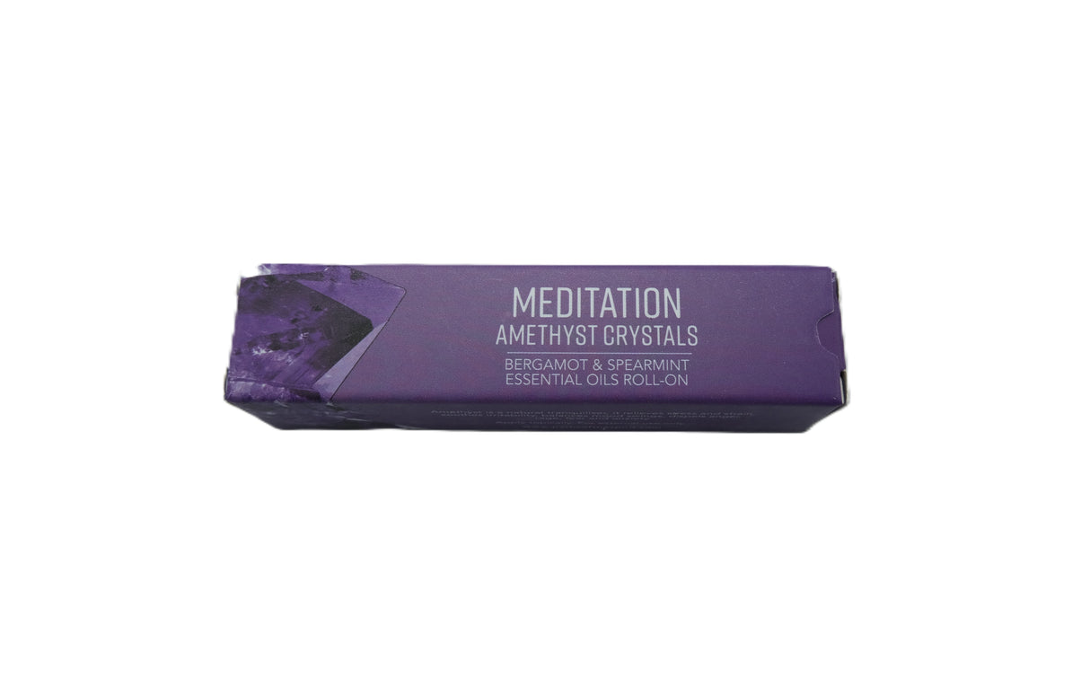 Gemstone Essential Oil Intention Crystal Roll‑On Perfumes