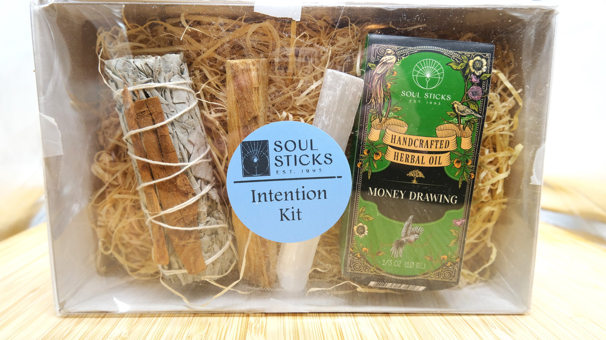 Money Drawing Intention Gift Set | Manifestation Kit | Reiki Charged