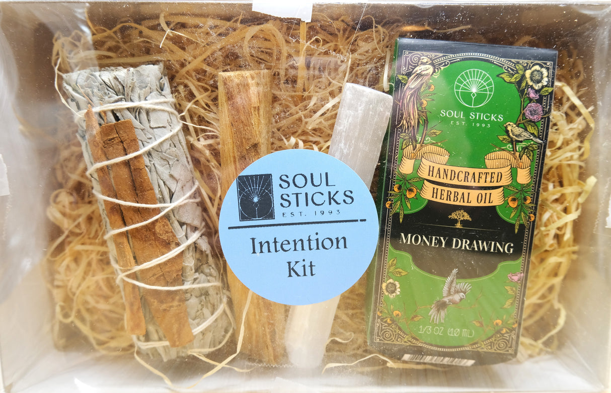Money Drawing Intention Gift Set | Manifestation Kit | Reiki Charged