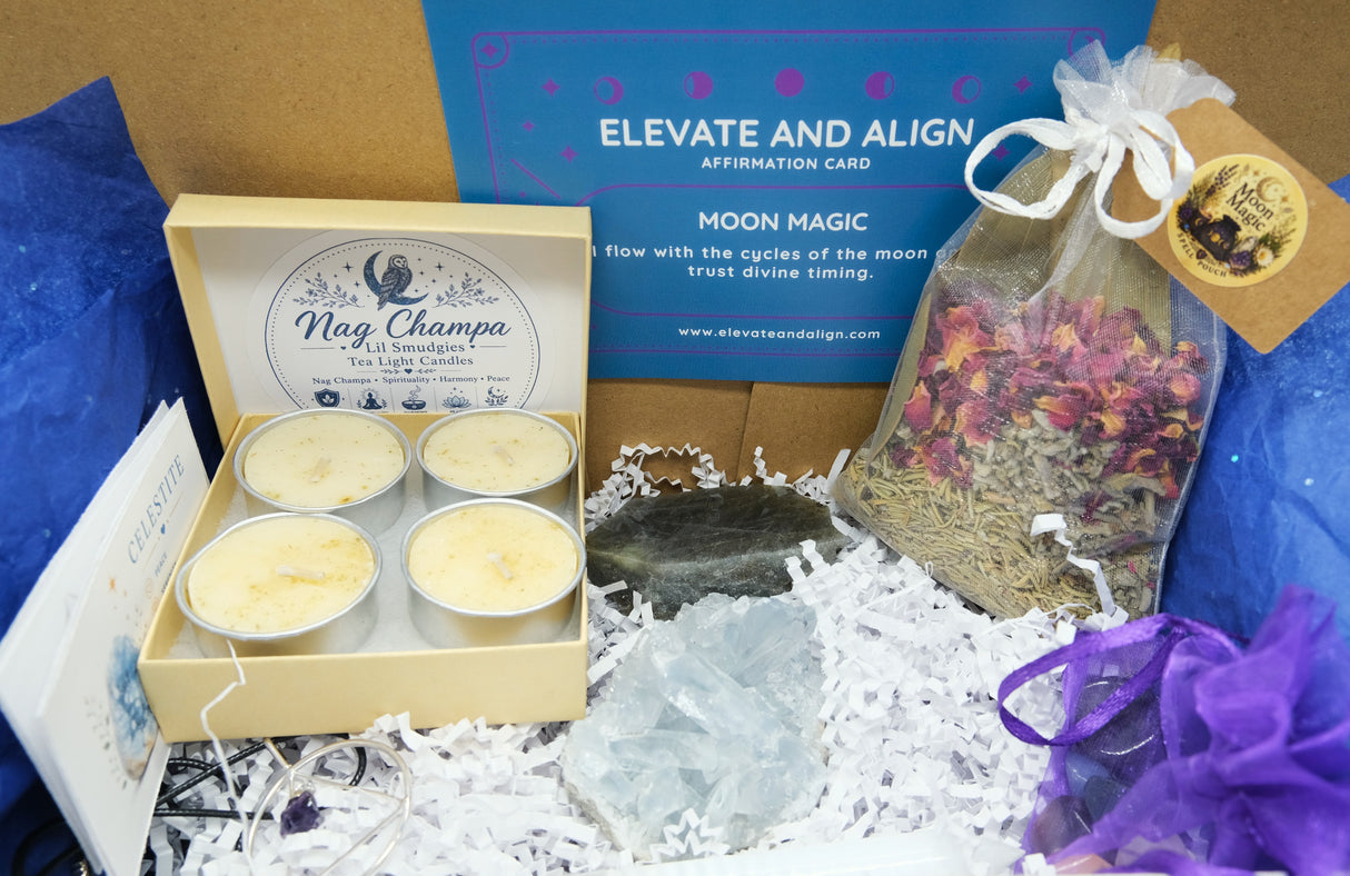 Curated Crystal & Spiritual Wellness Box | 12 Themes Available | Crystals, Herbs, Spiritual Tools & Self-Care Gifts