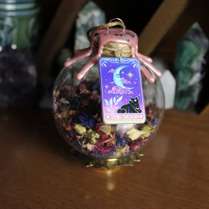 Moon Tarot Witch Ball - Witchy Decor