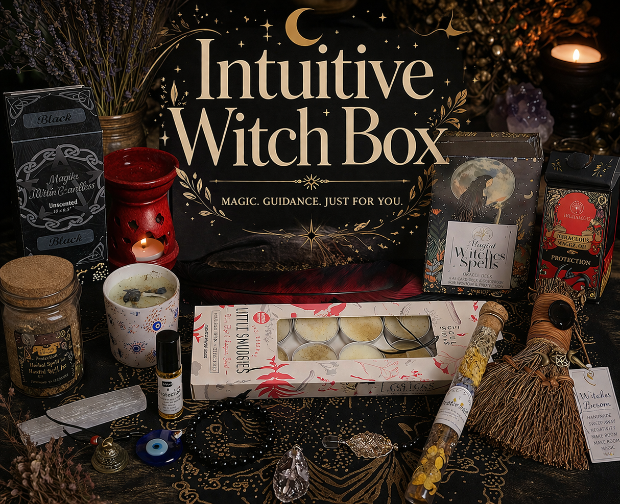 Witch Box Set | Personalized Witchcraft Kit with Crystals, Candles, and More