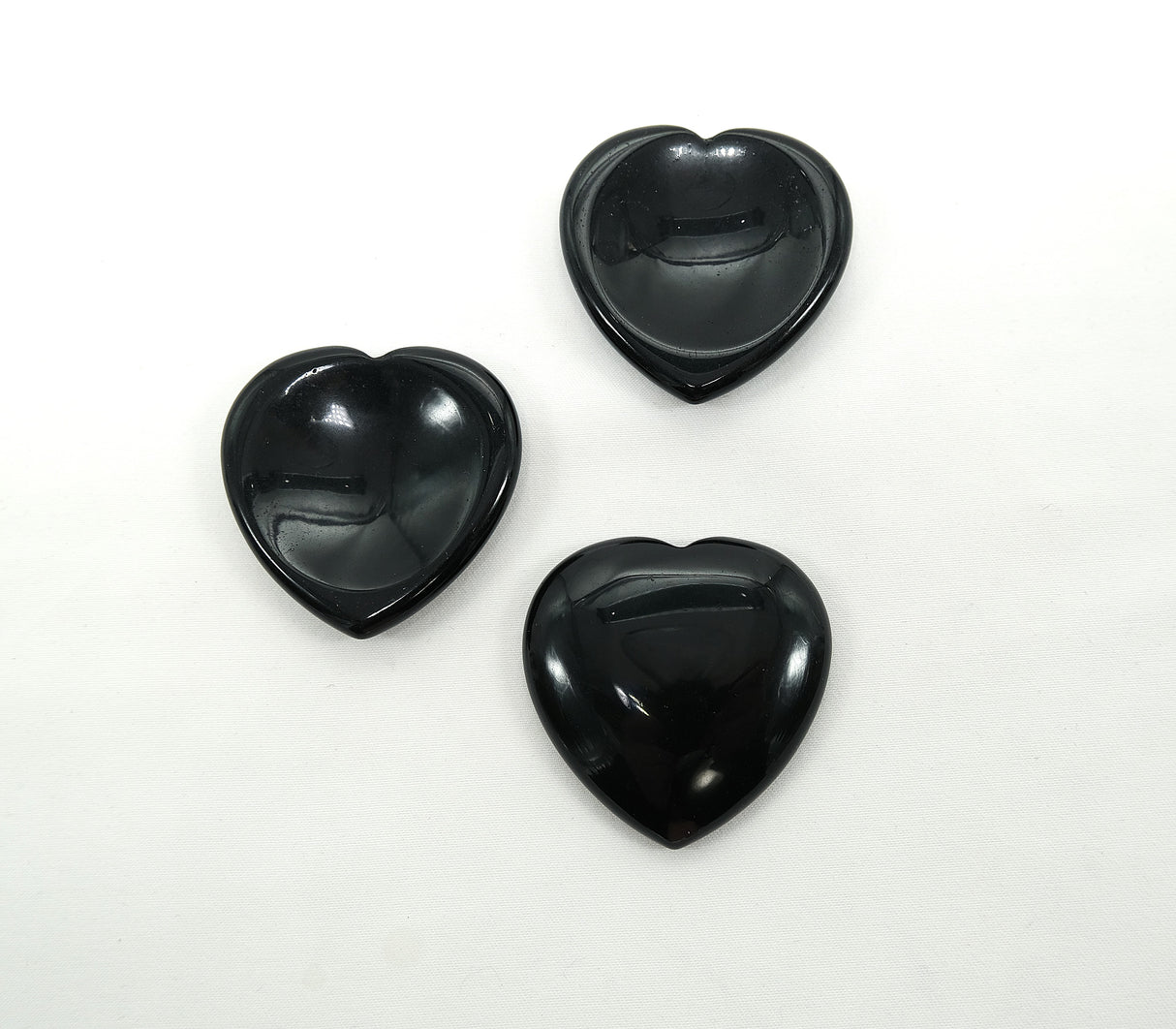 Various Heart Shaped Worry Stones