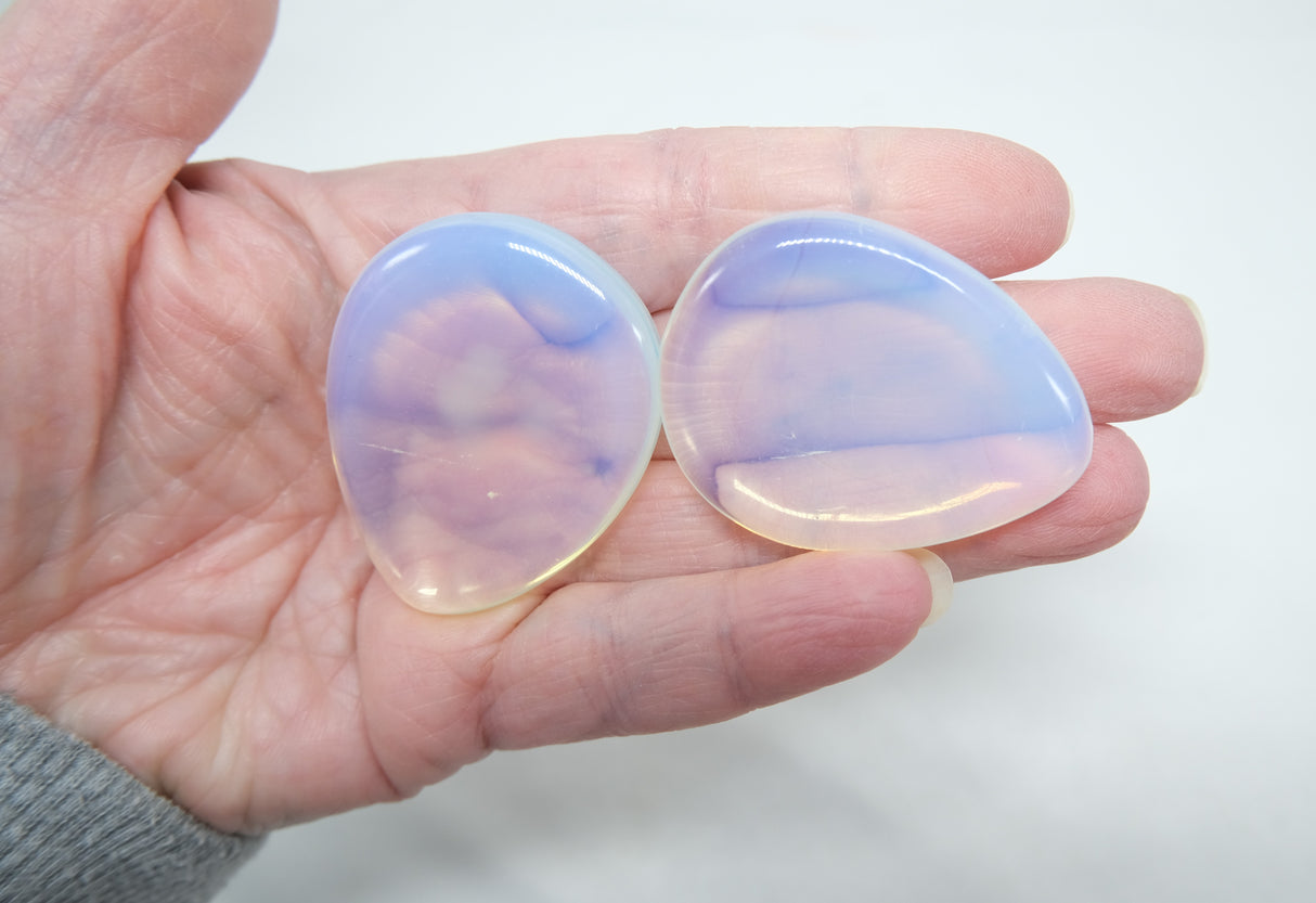 Various Teardrop Shaped Worry Stones