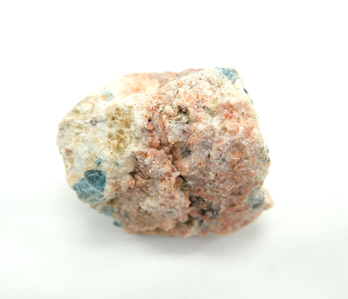 Raw Orange Calcite with Blue Apatite 05 | Ethically Sourced in Brazil