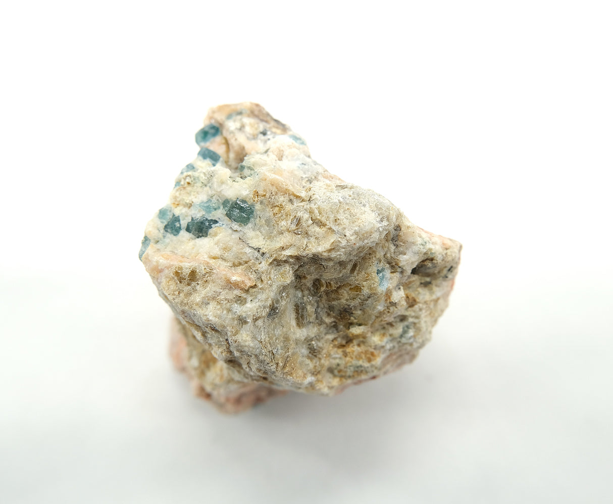 Raw Orange Calcite with Blue Apatite 05 | Ethically Sourced in Brazil