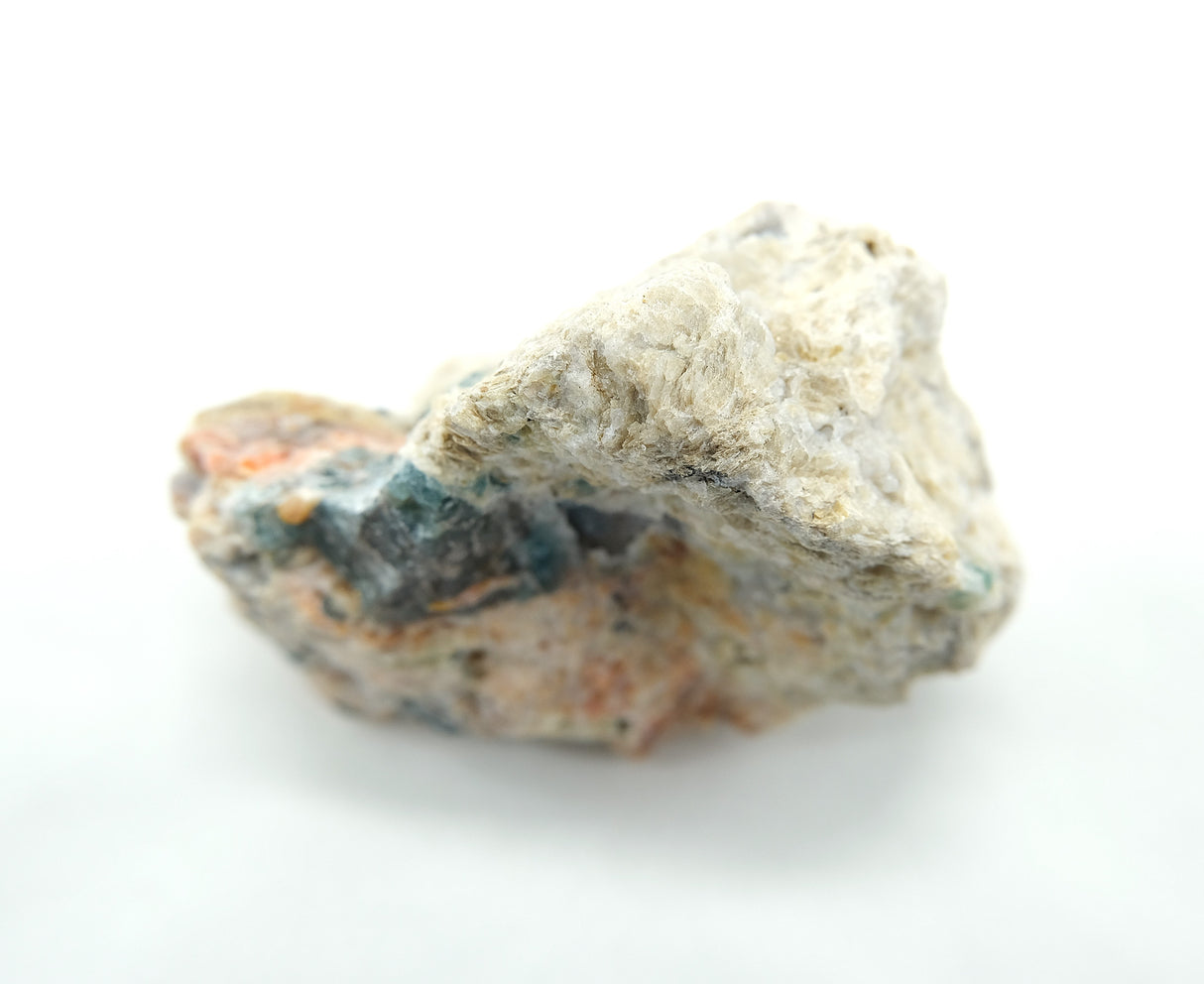 Raw Orange Calcite with Blue Apatite 11 | Ethically Sourced in Brazil