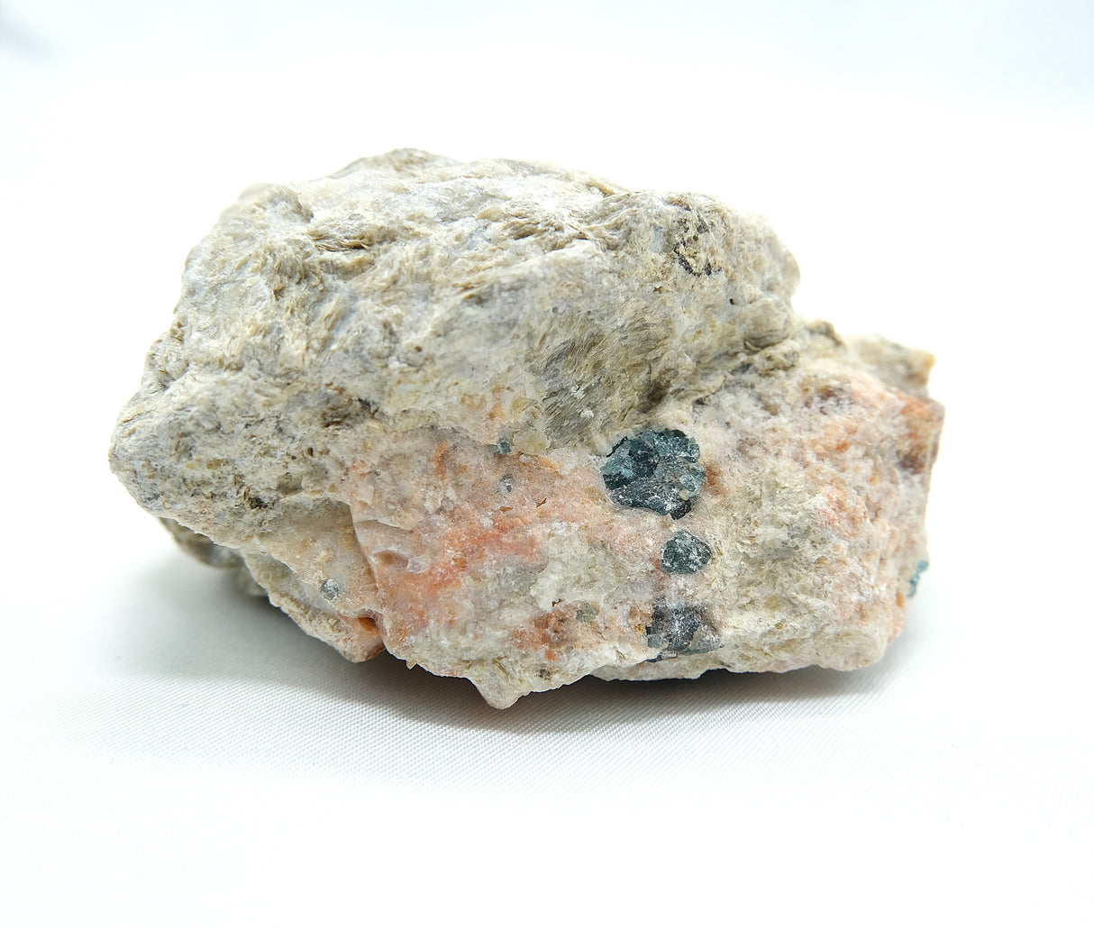Raw Orange Calcite with Blue Apatite 11 | Ethically Sourced in Brazil