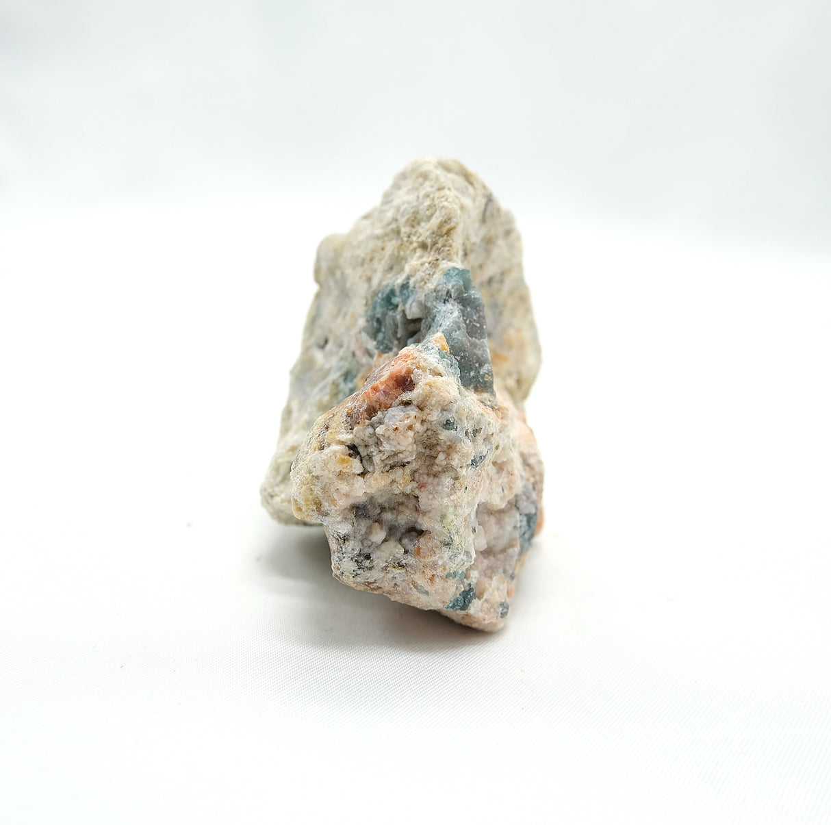 Raw Orange Calcite with Blue Apatite 11 | Ethically Sourced in Brazil