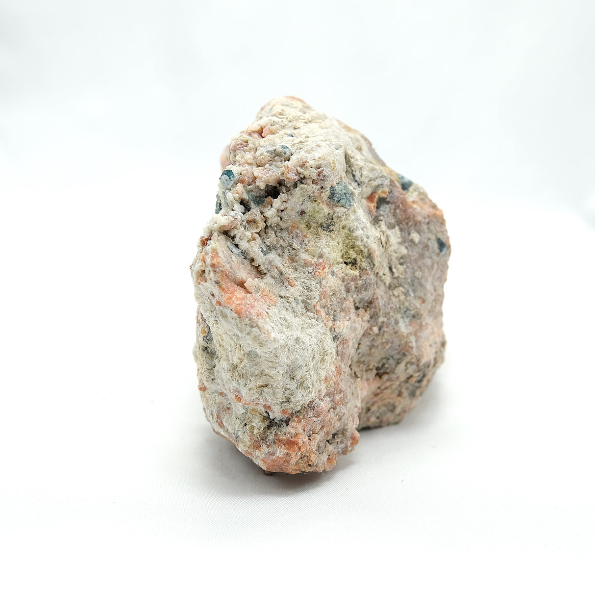 Raw Orange Calcite with Blue Apatite 12 | Ethically Sourced in Brazil