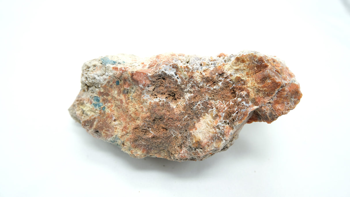 Raw Orange Calcite with Blue Apatite 12 | Ethically Sourced in Brazil