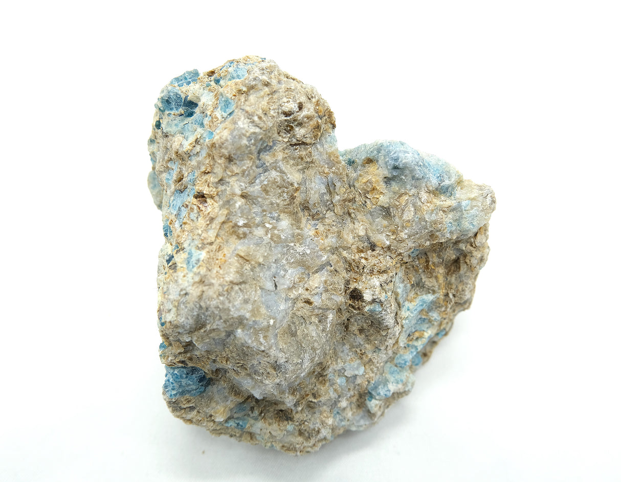 Orange Calcite with Blue Apatite and Quartz Rough 07 | Ethically Sourced in Brazil