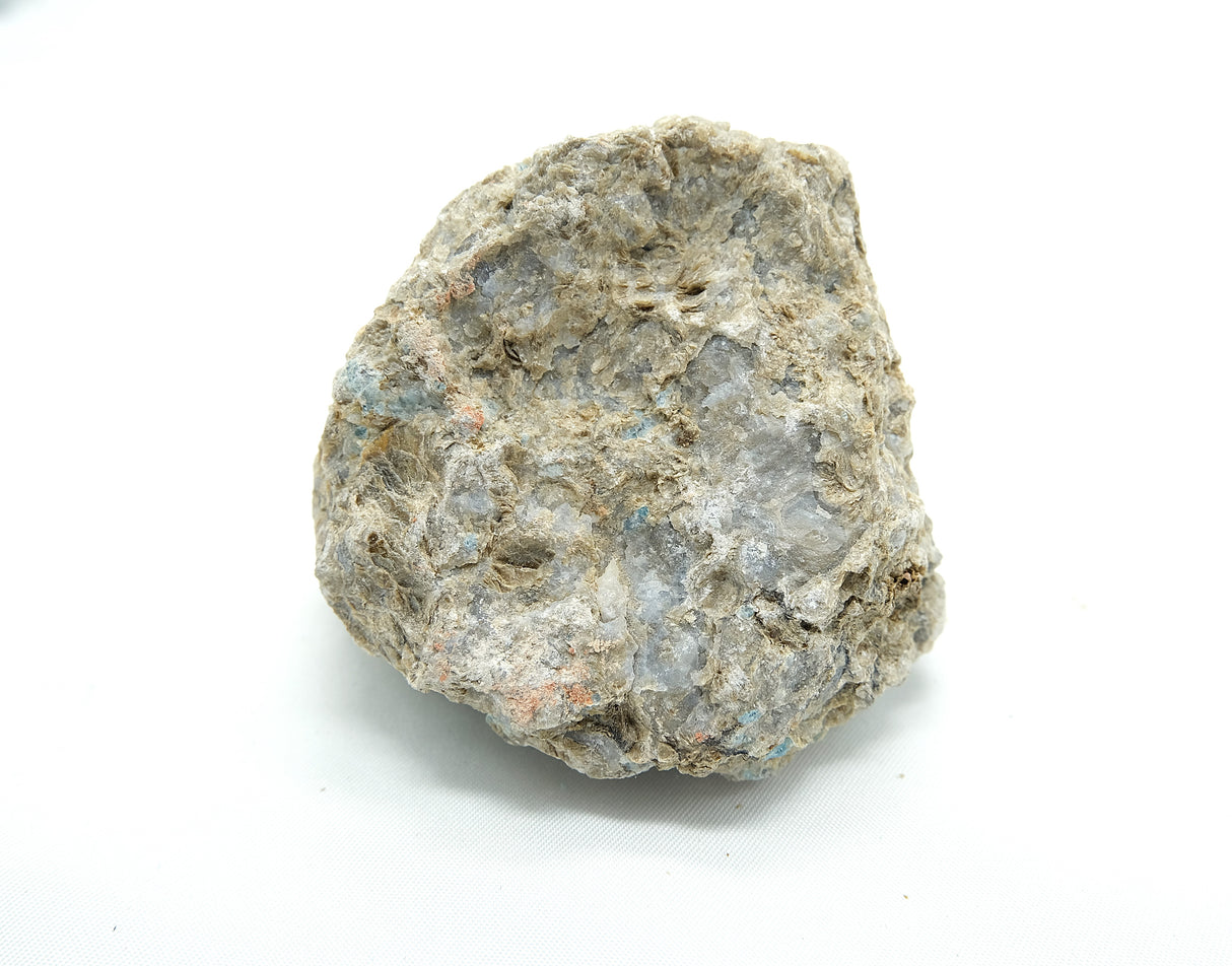 Orange Calcite with Blue Apatite and Quartz Rough 07 | Ethically Sourced in Brazil