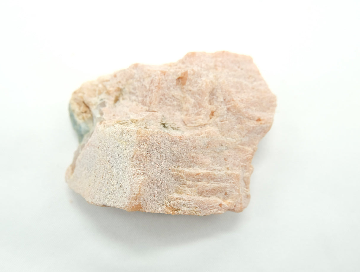 Raw Orange Calcite with Blue Apatite 02 | Ethically Sourced in Brazil