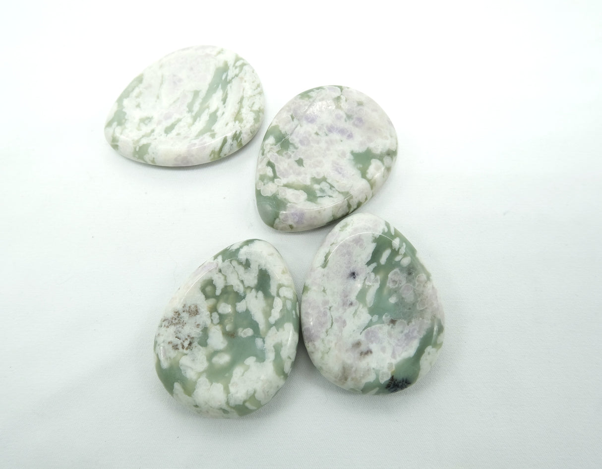 Various Teardrop Shaped Worry Stones