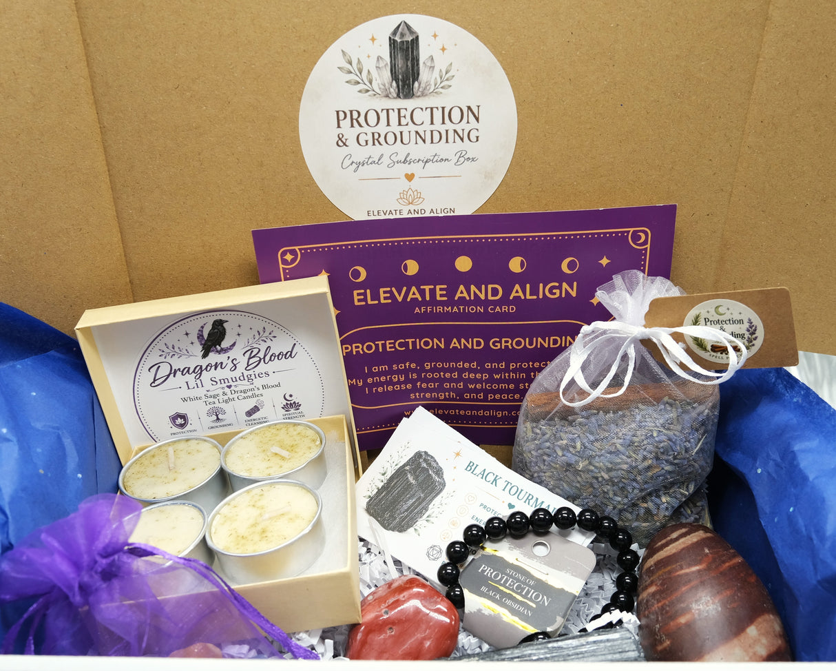 Curated Crystal & Spiritual Wellness Box | 12 Themes Available | Crystals, Herbs, Spiritual Tools & Self-Care Gifts