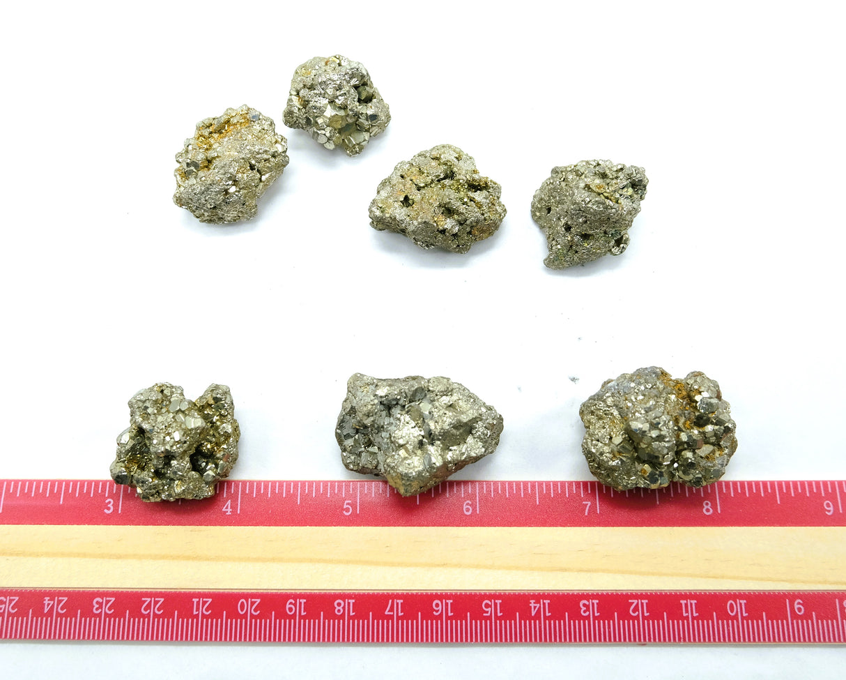 Rough Natural Pyrite Mineral Chunks | From Peru | Fools Gold