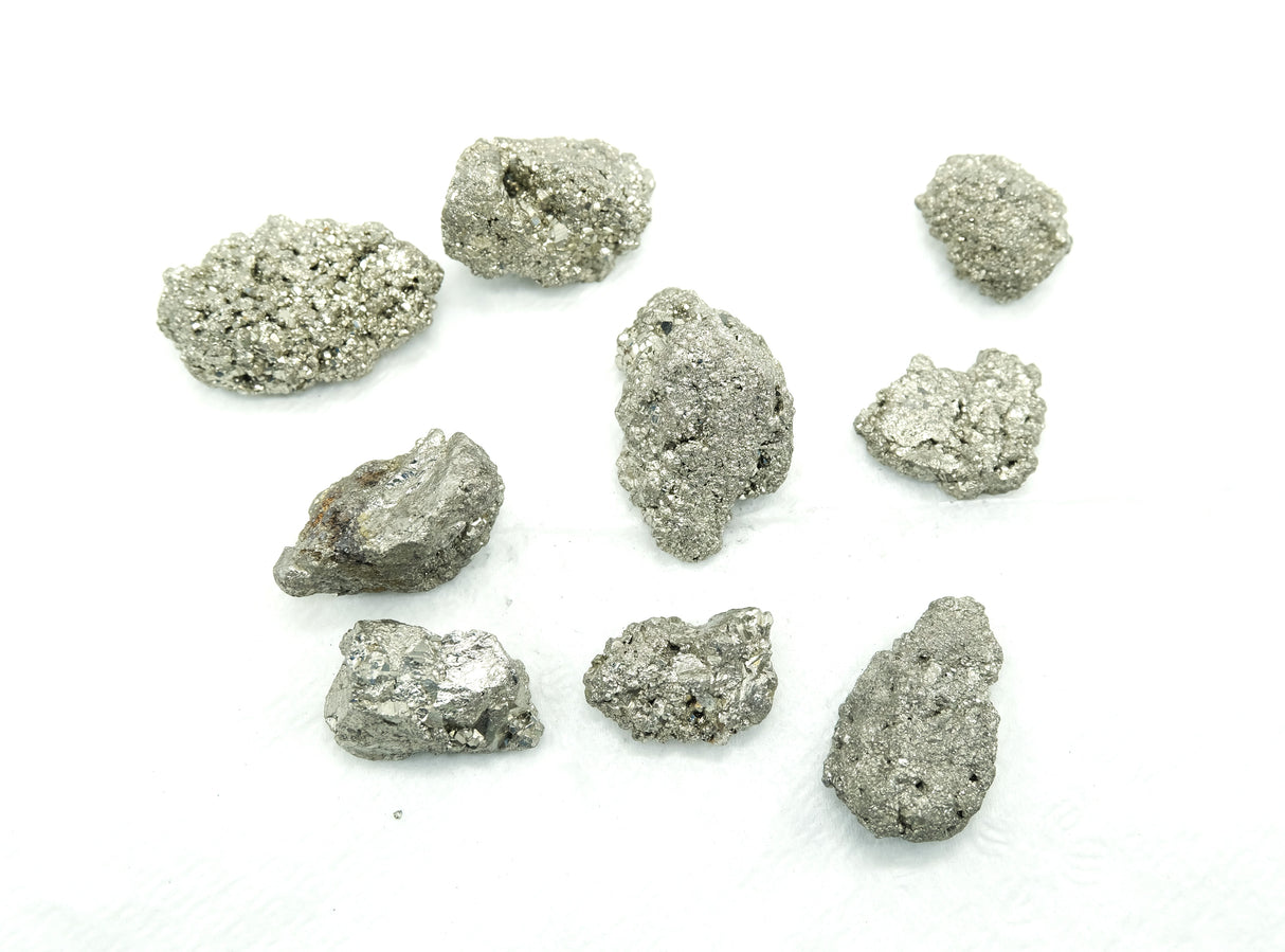 Rough Natural Pyrite Mineral Chunks | From Peru | Fools Gold