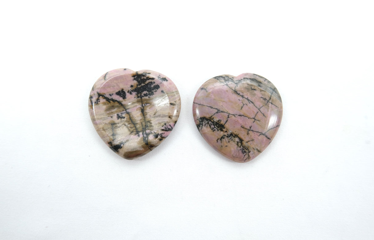 Various Heart Shaped Worry Stones