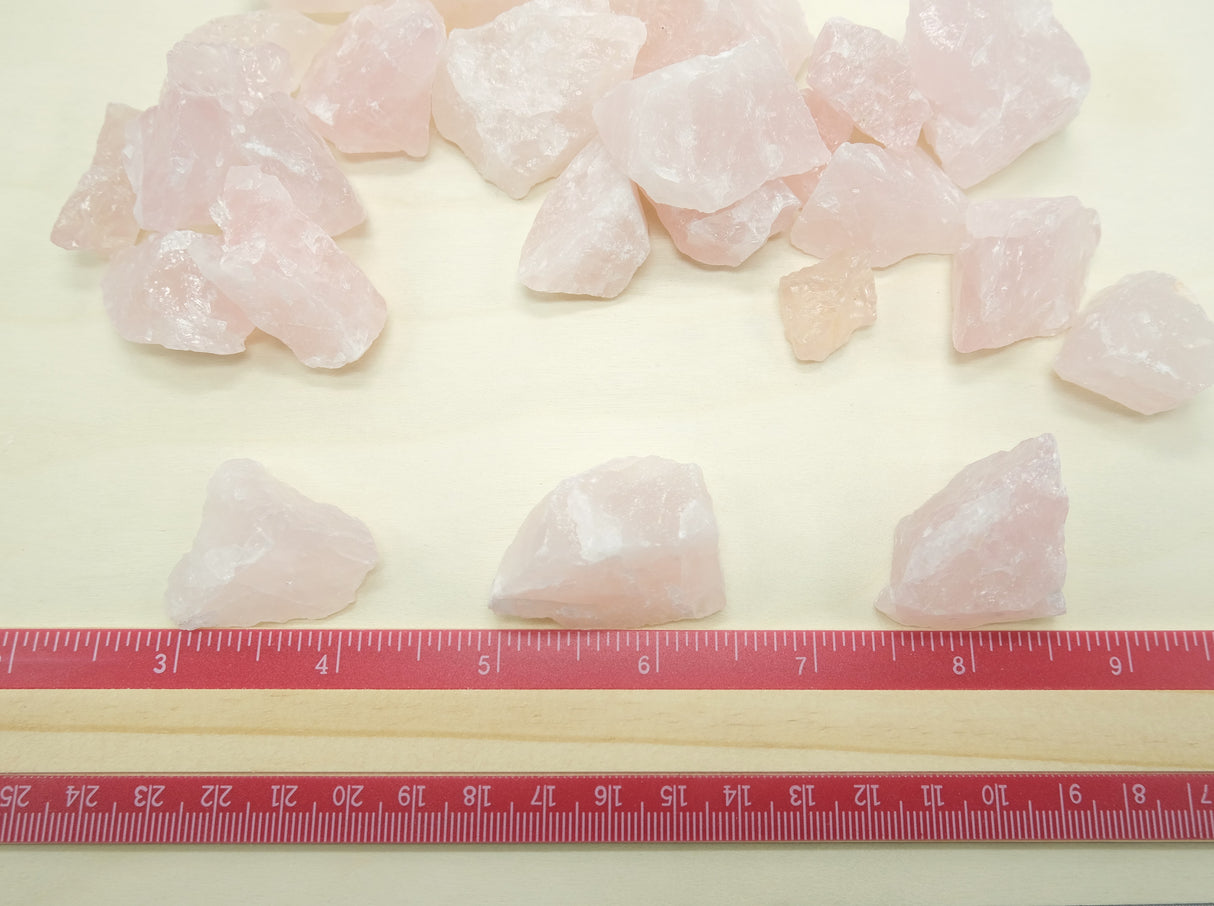 Raw Rose Quartz | 2 to 3 Pieces | Reiki Charged | Ethically Sourced