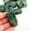 Tumbled Ruby Zoisite Cubed Stones