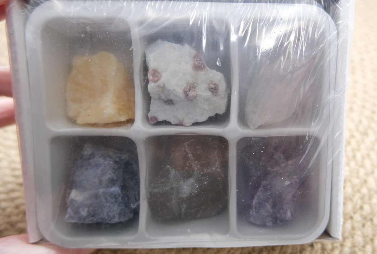Zodiac Crystal Gift Set | Box of 6 Gemstones That Correspond With Your Zodiac Sign