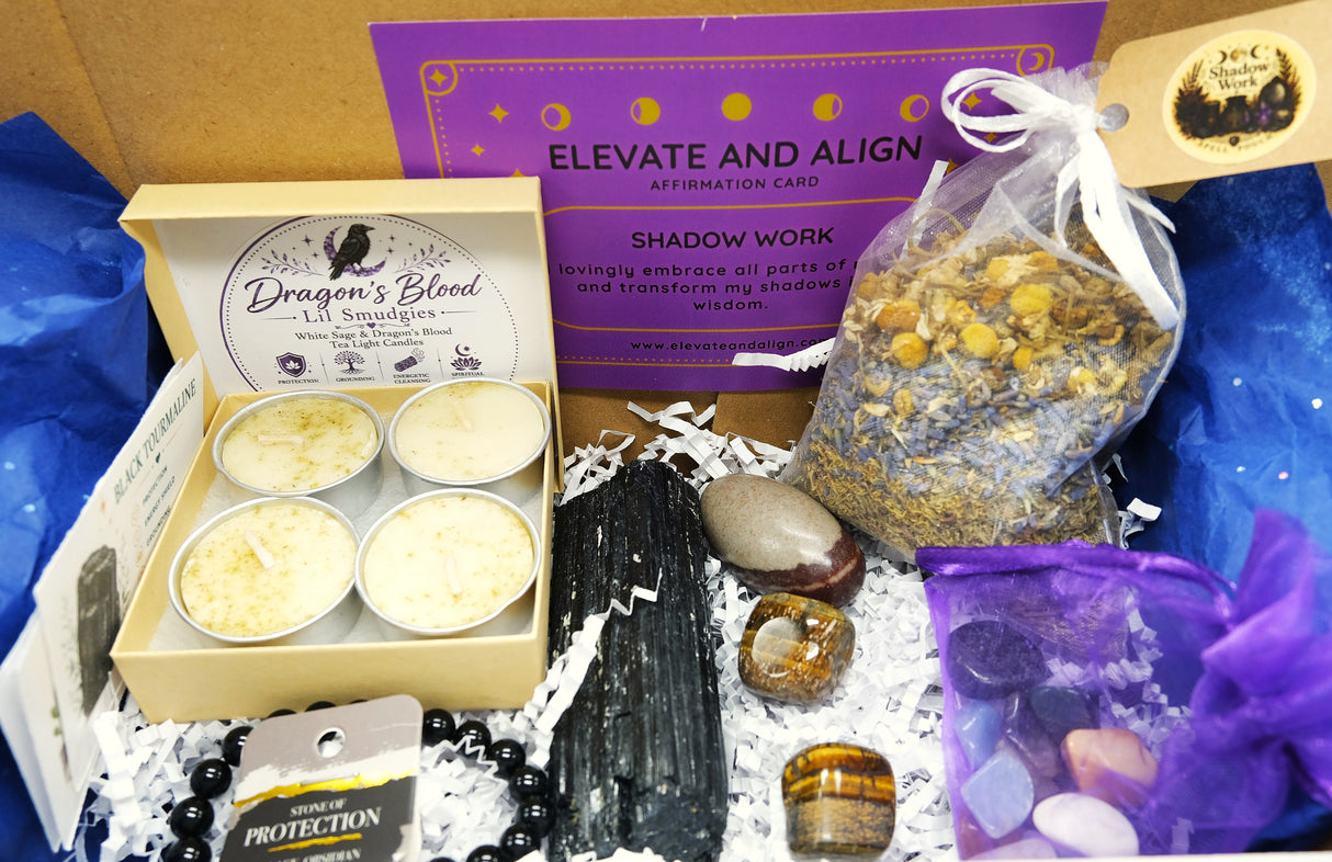 Curated Crystal & Spiritual Wellness Box | 12 Themes Available | Crystals, Herbs, Spiritual Tools & Self-Care Gifts
