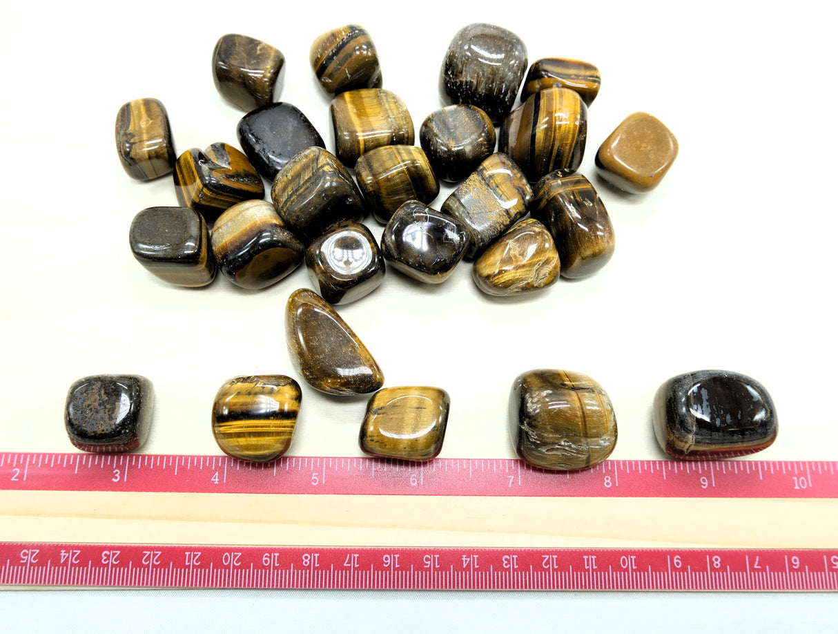Tiger's Eye Crystal 1 piece | Tumbled and Polished | Ethically Sourced